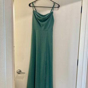 Birdy Grey Ash Crepe Dress - Sea Glass